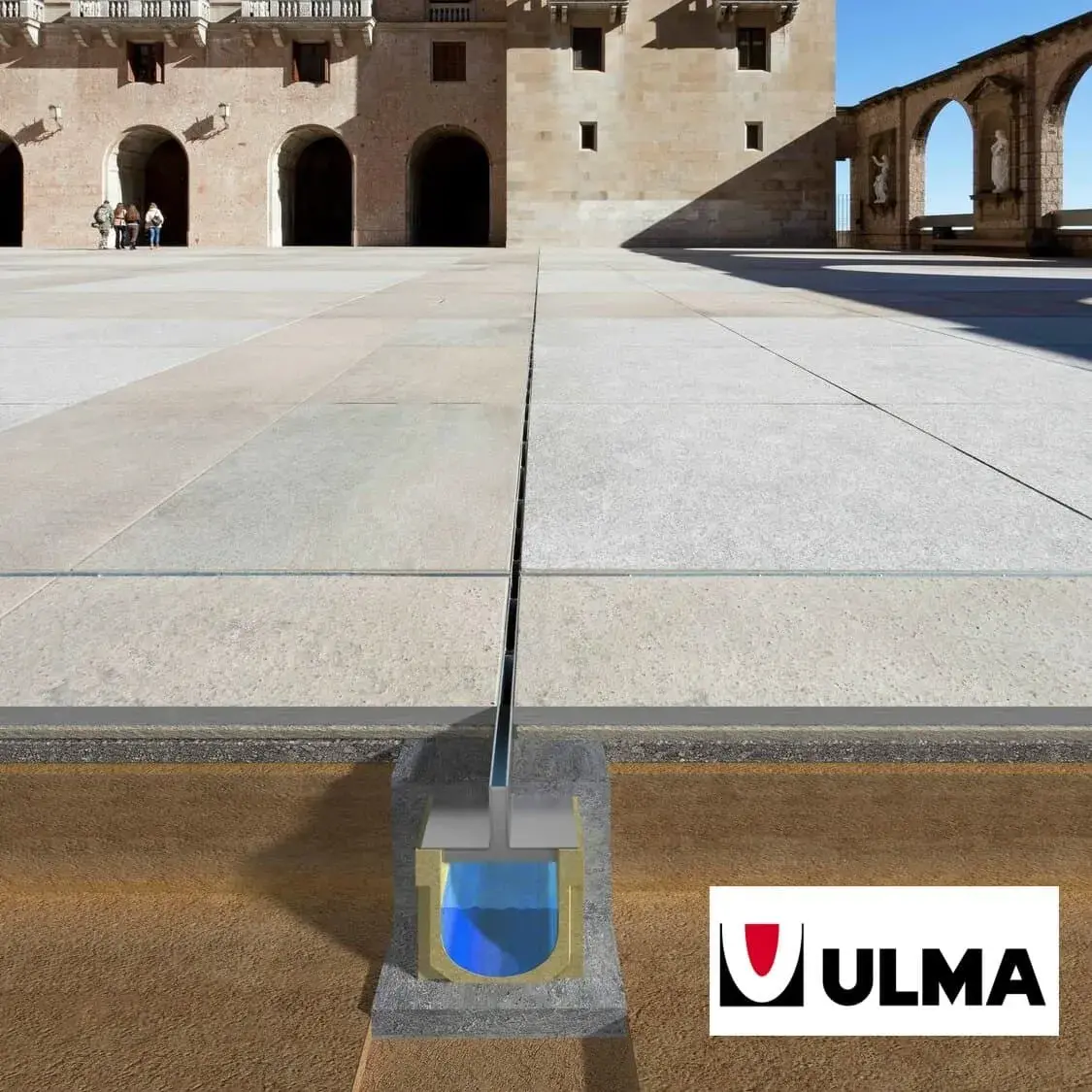 Distribuidor de canal de drenagem Ulma Imagem